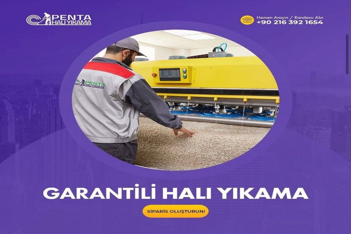 Bölgede bir ilk olarak garantili halı yıkama !